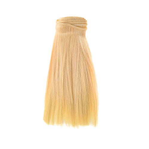 JERFER Juguetes Moda 1 PC 15X106Cm Venta al por Mayor Pelo Lacio Cabello para Bricolaje/BJD Muñeca de Peluca