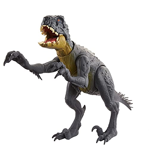 Jurassic World Stinger Corta y Lucha, dinosaurio articulado con movimiento, juguete para niños +4 años (Mattel HCB03)