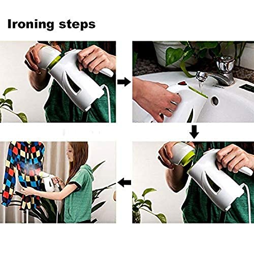 KANGNING Máquina de Planchado a Vapor de Mano, vaporizador de Ropa de Viaje de Limpieza en seco portátil con Cepillo para Planchar Ropa, vaporizador de Ropa,Well