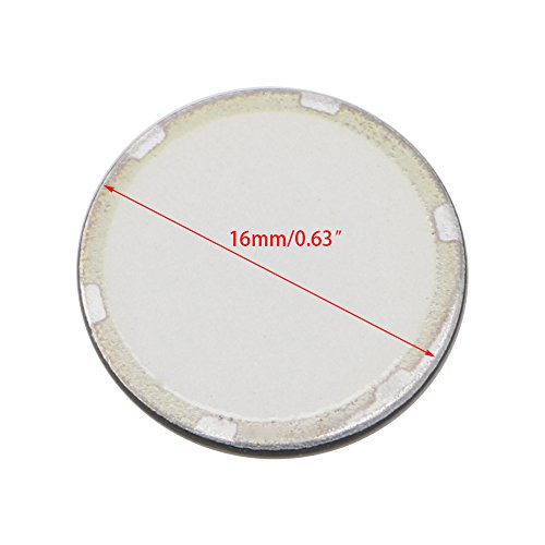 Kcnsieou 5pcs 16 mm Simple Fogger ultrasónico disco de cerámica atomizador humidificador accesorios