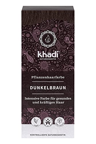 Khadi Bio - Color del cabello marrón oscuro - 100 g