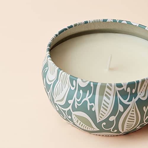 LA JOLIE MUSE Vela Aromática de Flor de Naranja, Vela de Cera de Soja Natural para el Hogar, 45 Horas de Combustión de Larga Duración, Envase, 185g