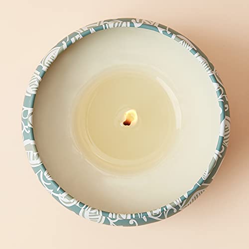 LA JOLIE MUSE Vela Aromática de Flor de Naranja, Vela de Cera de Soja Natural para el Hogar, 45 Horas de Combustión de Larga Duración, Envase, 185g