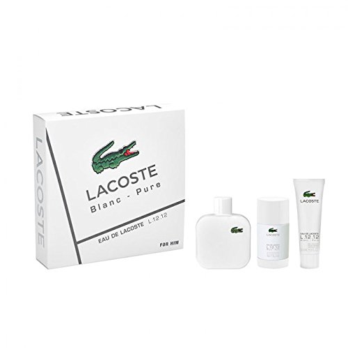 Lacoste Eau de Lacoste L. 12.12 Blanc Set de Regalo - 3 Piezas