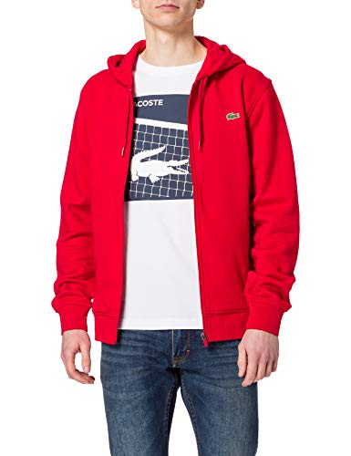 Lacoste Sport SH1551 Sudadera para Hombre, Rojo/Rojo, XXL