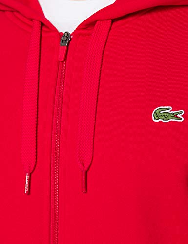 Lacoste Sport SH1551 Sudadera para Hombre, Rojo/Rojo, XXL