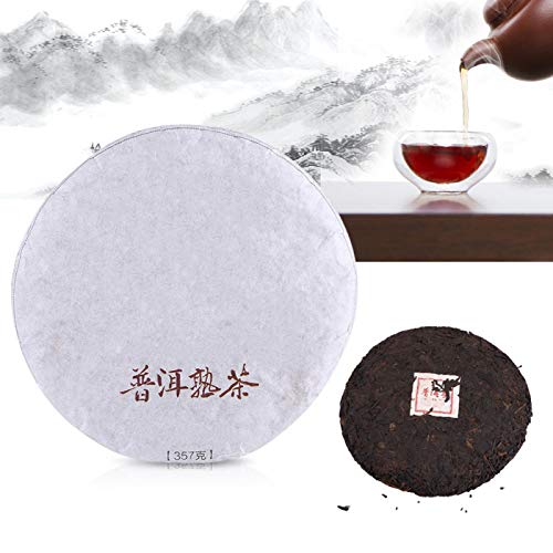 Ladieshow Pu'er Tea Cake 357g Chinese Yunnan Organic PU-erh Natural Premium Health Puer Cocido Pastel de té