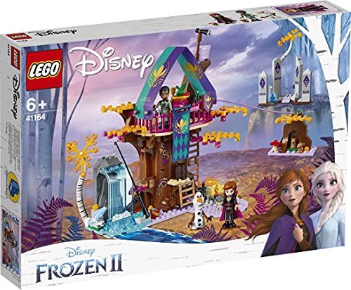 LEGO Disney Princess - Casa del Árbol Encantada, Incluye Minifiguras de Anna, Olaf y Mattias, Aventuras en el bosque, Juguete de Frozen 2 (41164)
