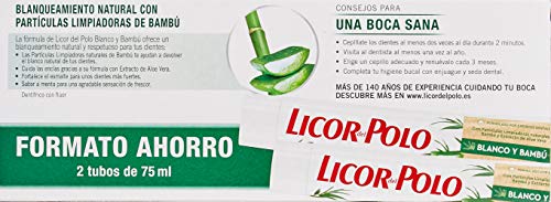 Licor Polo Dentrp L Polo, 2 x 75 ml, Blanco/Bambu