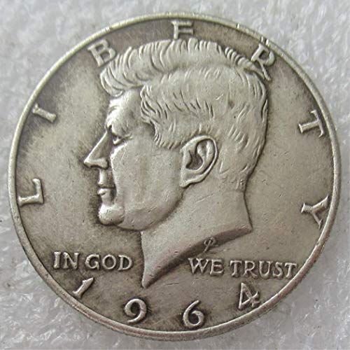 LKTingBax 1964 Kennedy Medio Dólar Antiguo Monedas de Estados Unidos - Monedas Conmemorativas Americanas Viejas Morgan Dollar Hobo Moneda de Níquel para Papá/Amigos/Marido Hacer la Vida Más Fácil
