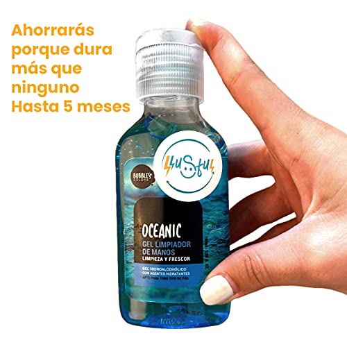 LLUSFUL - Gel Higienizante perfumado. Hidrogel - Uso frecuente aprox 5 meses