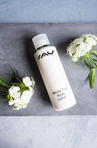 Locion corporal RAU White Tea 200ml - cuidado para todo el cuerpo - con aloe vera y te blanco