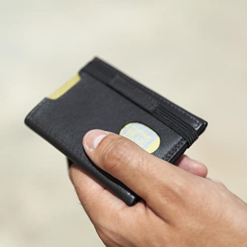 Lois - Monedero Cartera para Hombre Piel Genuina Cuero Pequeña. Bloqueo Antiescaneo de Seguridad RFID Billetera Hombre Joven de Cuero con Tarjetero Diseñada en España 205261, Color Marron