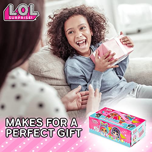 L.O.L. Surprise! Maletín Pinturas Niñas, Estuche De Manualidades Que Incluye Lápices De Colores, Rotuladores Y Acuarelas, Regalos Creativos Niños