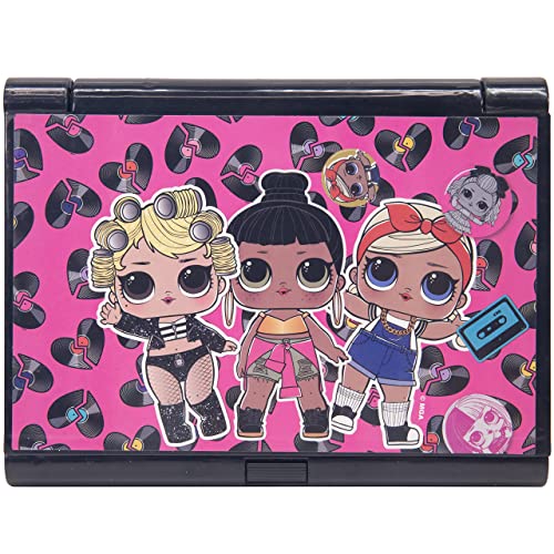 L.O.L Surprise! Townley Girl Set Cosmético Compacto Con Espejo 14 Brillos De Labios, 4 Brillos Corporales, 4 Pinceles, Colorido, Portátil, Plegable, Maquillaje, Kit De Belleza Para Niñas|