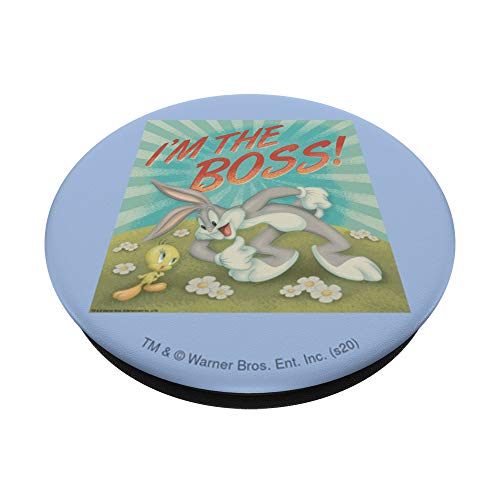 Looney Tunes Bugs Bunny I'm the Boss PopSockets PopGrip Intercambiable
