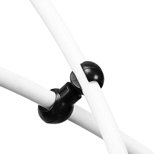 MagiDeal 10pcs Bici Ciclo Guías Tubo De Freno MTB De Engranajes De Cable S Casa Clips De Estilo - Negro