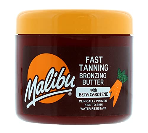 Malibu - Crema bronceadora para bronceado rápido, 300 ml
