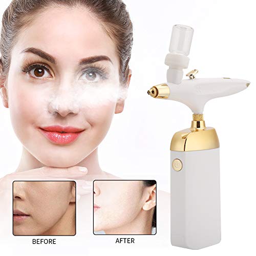 Máquina de Belleza Hidratante de Mano Spray Set Anti-arrugas Hidratante Rejuvenecimiento Máquina de Vapor Facial de Belleza(White)