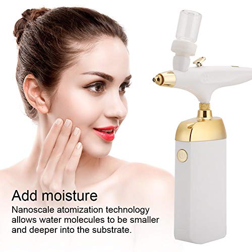 Máquina de Belleza Hidratante de Mano Spray Set Anti-arrugas Hidratante Rejuvenecimiento Máquina de Vapor Facial de Belleza(White)
