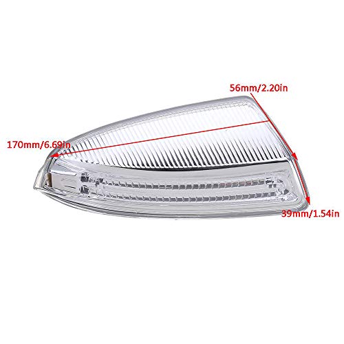 MASO W204 W164 ML Class ML300 - Luz de señal de giro para espejo retrovisor de puerta, luces LED laterales indicadoras – 1 par (izquierda+derecha)