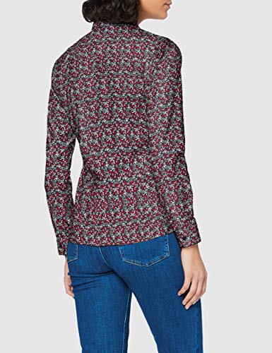 Mexx Blusa, Multicolor (Leaves Printed 318185), Large para Mujer