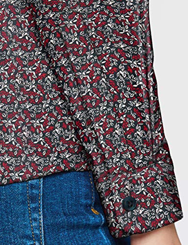 Mexx Blusa, Multicolor (Leaves Printed 318185), Large para Mujer