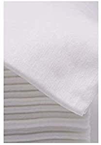 MH COSMETICS Toallas Desechables Spun-Lace 40 * 80 cm, 100 Unds, Peluquería/Estética, Color Blanco