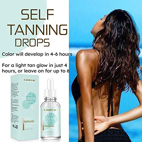 N /A Lanthome Tanning Oil 30ml Trigo sin Sol Color Bronceador Agua La loción Corporal de Aceite Negro (1 Unidad)