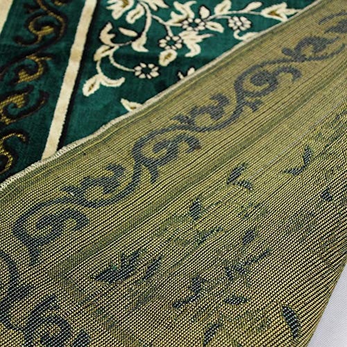 nakw88 Alfombra de oración musulmana, alfombra de oración islámica, cachemira artificial antideslizante para adultos