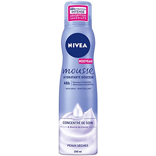 Nivea Body de espuma suave para el cuerpo, lote de 4