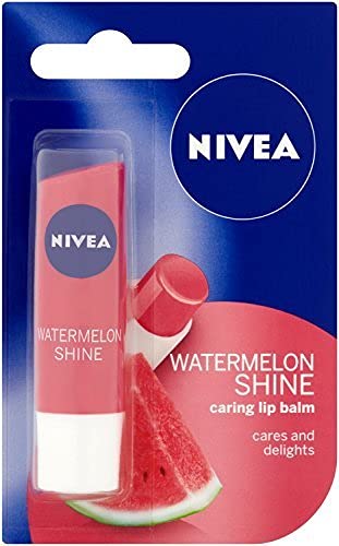 Nivea Lip Care - Bálsamo labial con sabor a fruta, 1.7 oz, sandía, paquete de 6