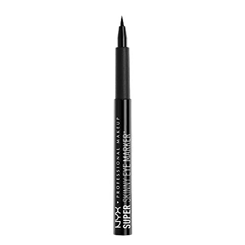 NYX Professional Makeup Eyeliner de punta fina Super Skinny color Negro