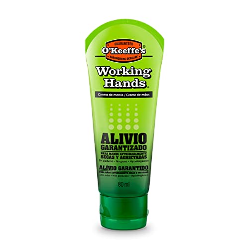 O`Keeffes Working Hands - Crema para manos secas y agrietadas - Tubo 80ml
