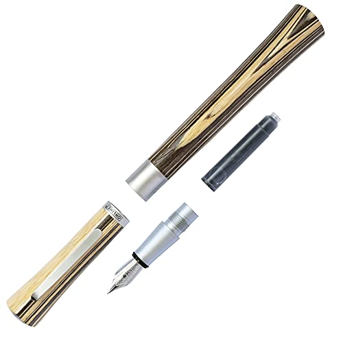 Online 37735 – Pluma estilográfica (pluma EF en Bamboo Pen Caja Newood