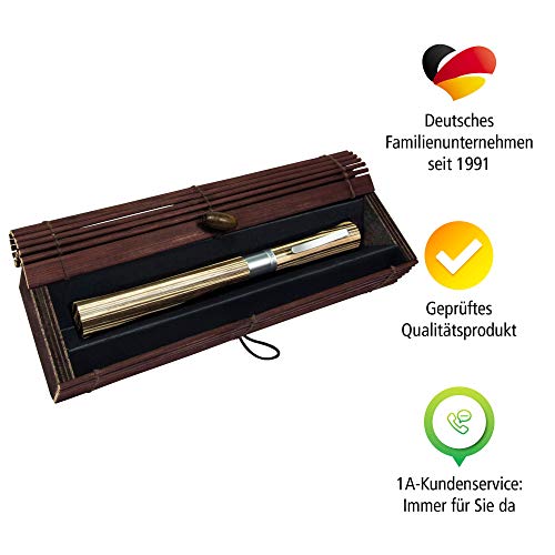 Online 37735 – Pluma estilográfica (pluma EF en Bamboo Pen Caja Newood