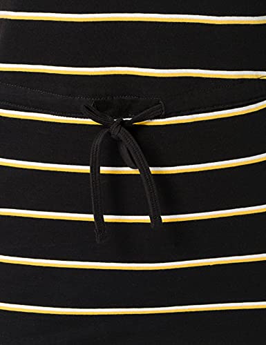 Only Onlmay S/s Dress Noos Vestido de Verano, Multicolor (Black Stripes: Double Yolk Yellow/Cl. Dancer), 42 (Talla del Fabricante: Large) para Mujer