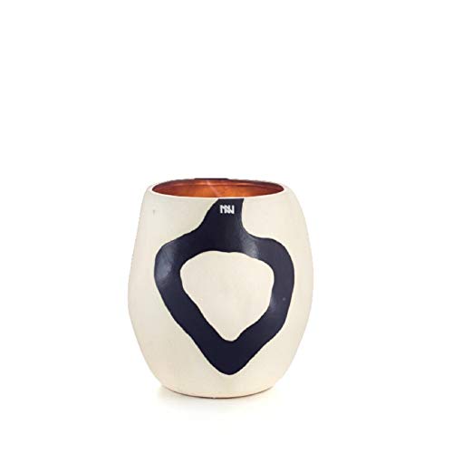 Onno Cape Ivory - Vela aromática (Cristal, 20 cm), Color Blanco