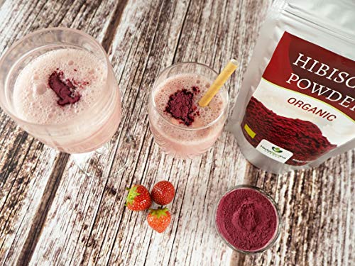 Organic Hibiscus POLVO Powder 250G, Matcha Style