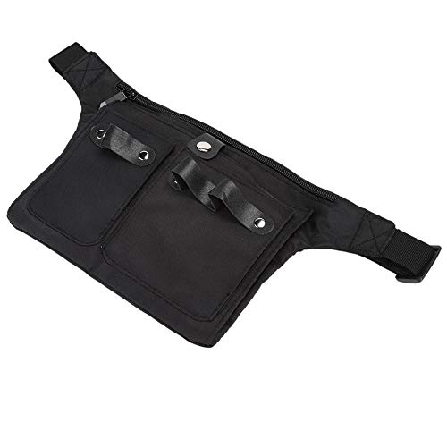 Organizador de Herramientas de Peluquería, Bolsa de Almacenamiento Portátil, Diseño de Hebilla Firme para Estilista Profesional, Tienda de Peluquería, Tienda de Peluquería, Herramientas de(negro)