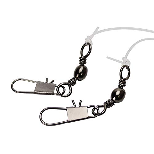 OriGlam 6pcs Luminosas Plataformas de Pesca, señuelos de Pesca, Plataformas de Cebo, Plataformas de mar de Piel de Pescado Real