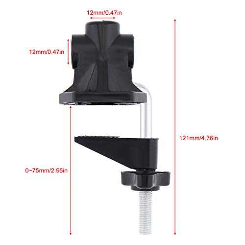 OriGlam Abrazadera universal para soporte de escritorio, abrazadera de soporte de repuesto para soporte de micrófono/mesa de escritorio