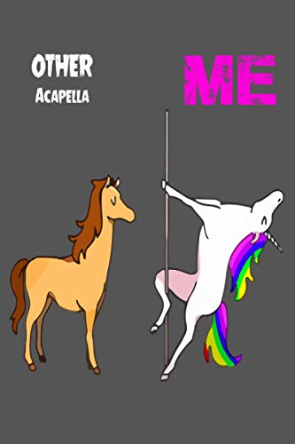 Other Acapella: Notebook Gift Idea Lined pages, 6.9 inches,120 pages, White paper Journal