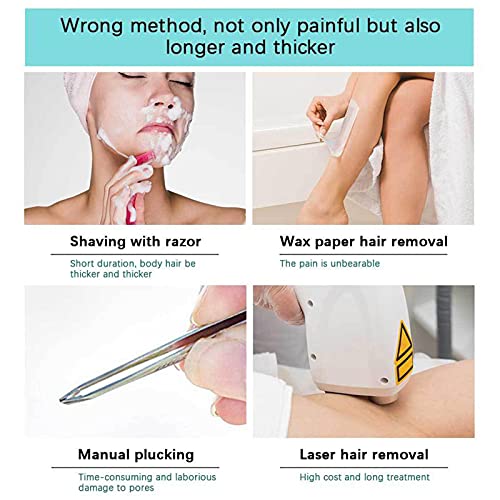 Otherway Crema Depilatoria, Inhibidor Vello, Facial Piernas Pecho Zona Genital Piernas Brazos Axilas para Pieles Sensibles Crema Depilatoria