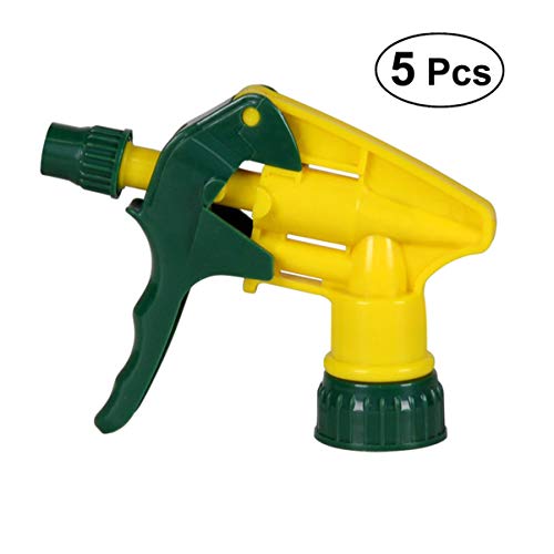OUNONA 5 pulverizadores industriales resistentes a los productos químicos para jardinería, limpieza de ventanas y suministro de janitorial