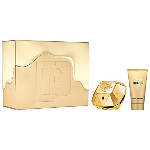 Paco Rabane Lady Million regalo perfume 50 ml + leche corporal fragancia mujer