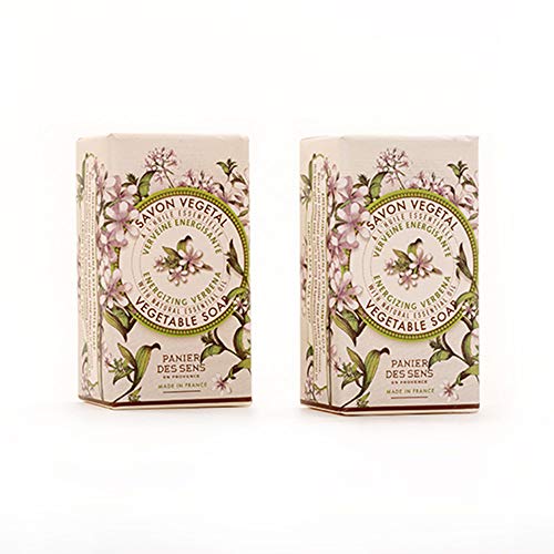 Panier des Sens Jabón vegetal Verbena - Made in France - 2 x 150g