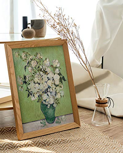 Panorama Póster Van Gogh Rosas 21x30 cm - Impreso en Papel 250gr - Póster Pared - Láminas para Enmarcar - Cuadros Decoración Salón - Pósters Decorativos - Cuadros Modernos