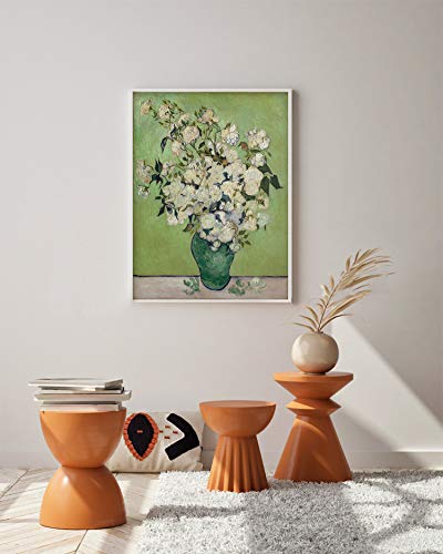 Panorama Póster Van Gogh Rosas 21x30 cm - Impreso en Papel 250gr - Póster Pared - Láminas para Enmarcar - Cuadros Decoración Salón - Pósters Decorativos - Cuadros Modernos