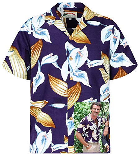 Paradise Found Tom Selleck, Calla Lily, Purple, 3XL